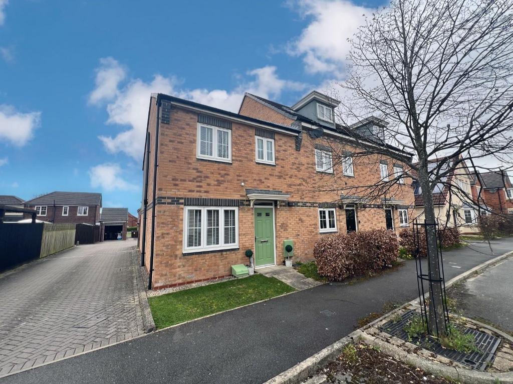 Abbey Green, Spennymoor 3 bed end of terrace house for sale £147,500