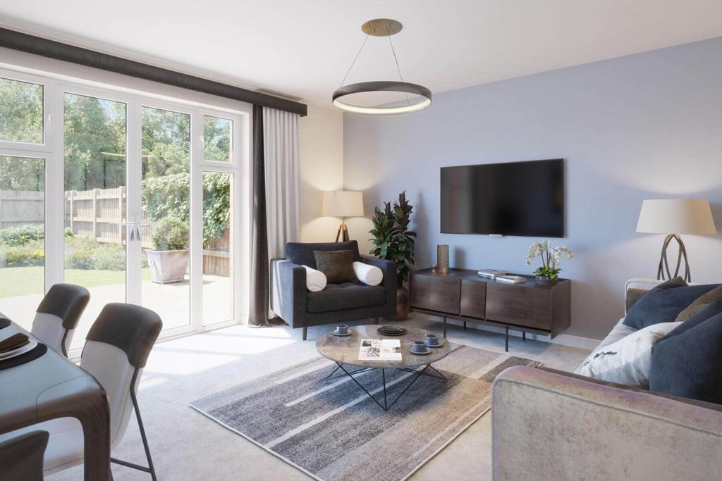 Open plan lounge to relax and eat