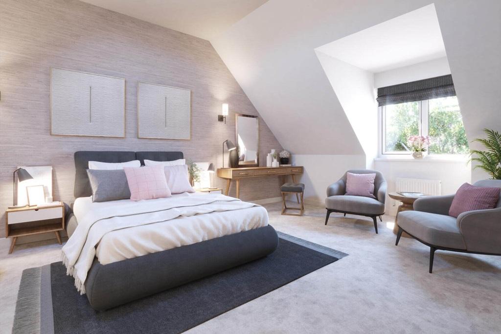 Main bedroom with ample space