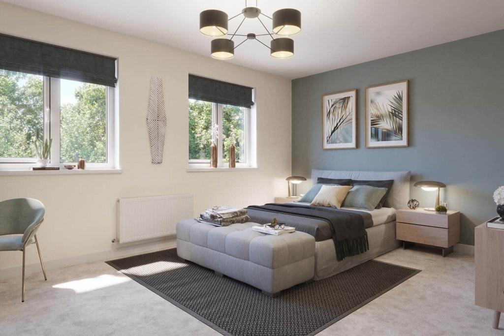 Spacious double bedroom