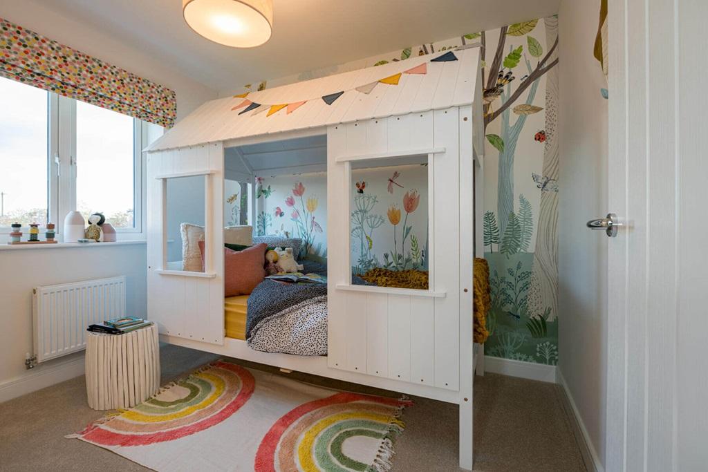 The third bedroom is well-proportioned, perfect...
