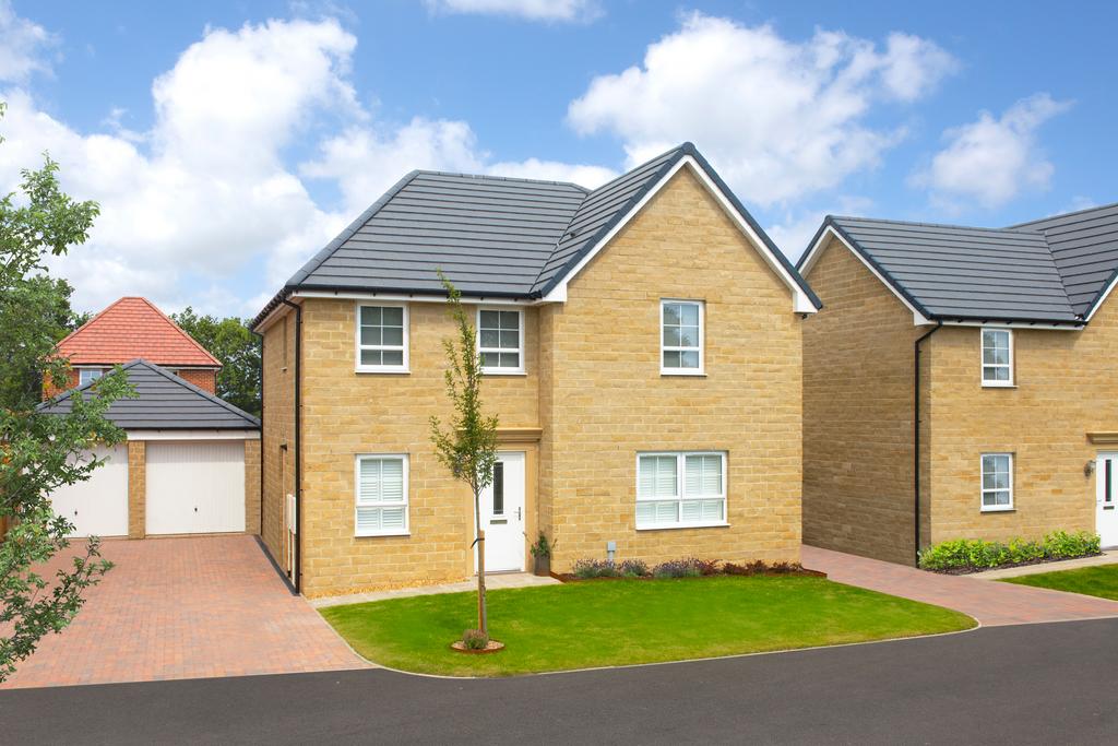 Outside view 4 bedroom detached stone built...