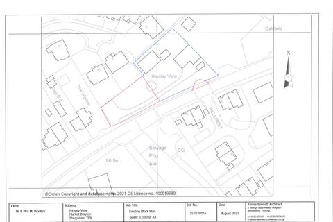 3 bedroom property with land for sale, RESIDENTIAL Building Plot, Newcastle Road, Market Drayton, Shropshire