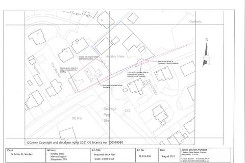 3 bedroom property with land for sale, RESIDENTIAL Building Plot, Newcastle Road, Market Drayton, Shropshire