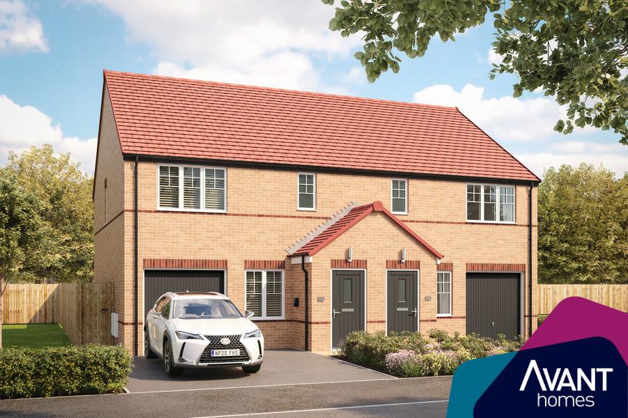 Plot 311 at Cotchett Village Etwall Road, Mickleover DE3 3 bed semidetached house £274,950