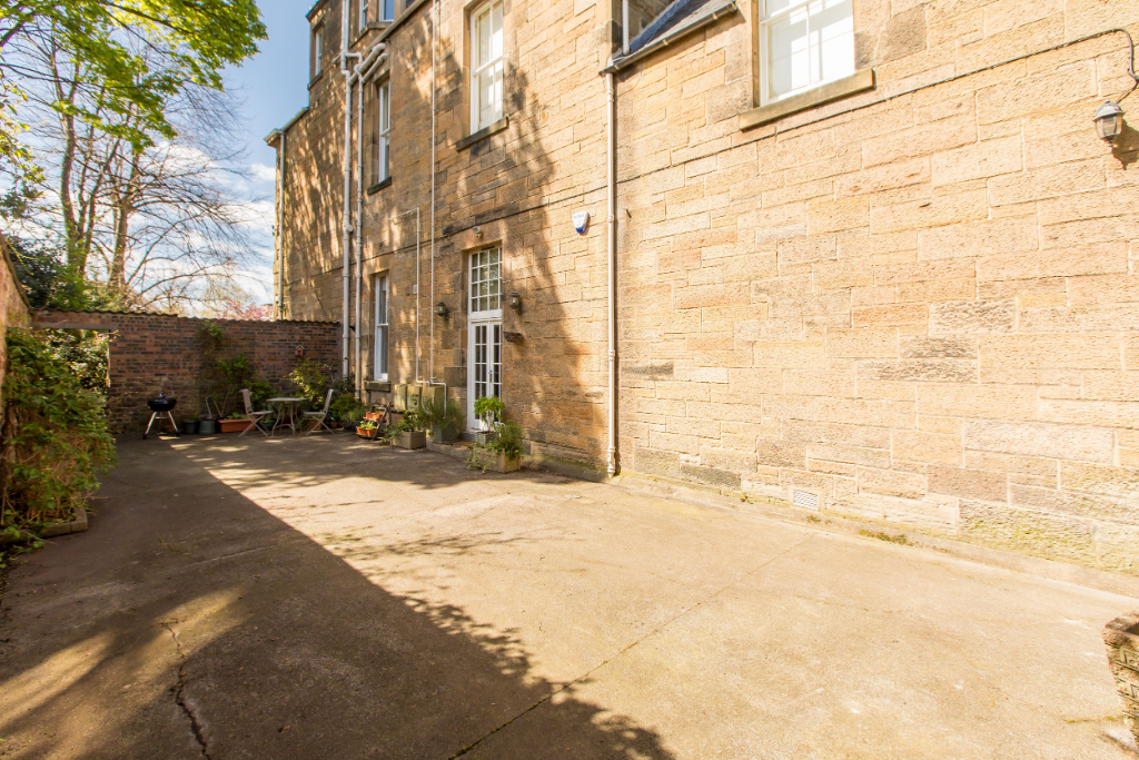 Large shared patio