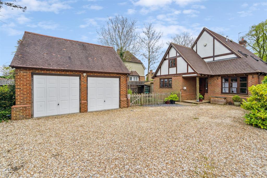 Double Garage and Driveway