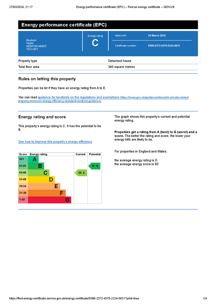 Energy performance c