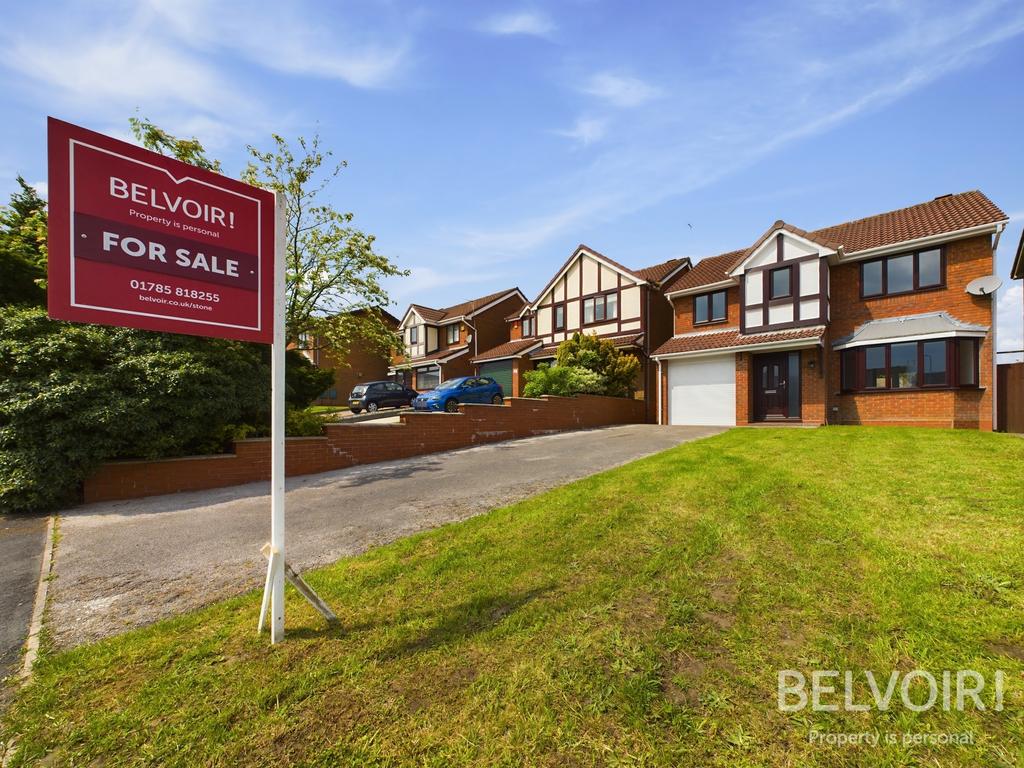 Burland Road, Waterhayes, Newcastle... 4 bed detached house for sale