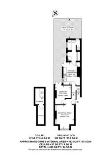 1 bedroom flat for sale, 69A Comyn Road, London, SW11 1QB