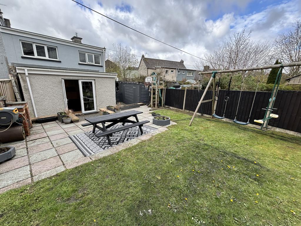 Rear of property