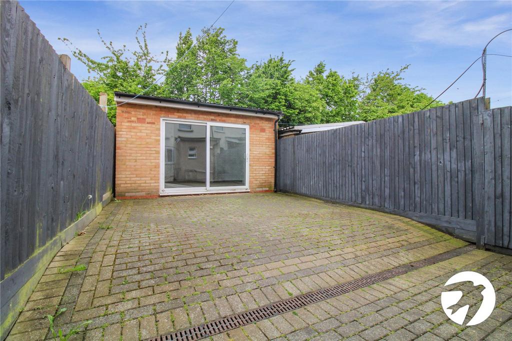 Rear Paved Garden