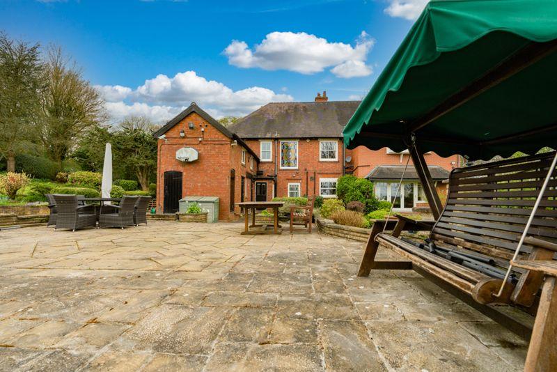 Large paved terrace