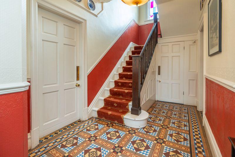 Minton tiled hall