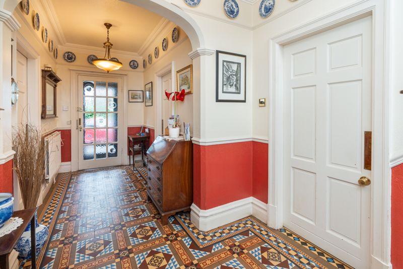 Minton tiled hall