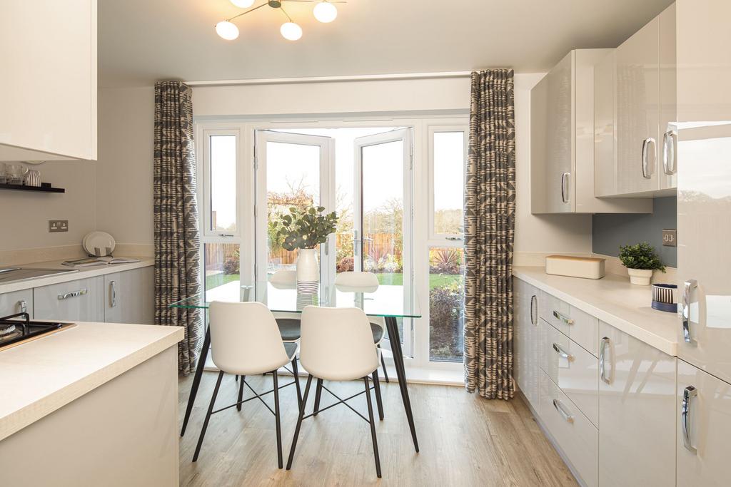 Open plan kitchen in the Kenley 2 bedroom home