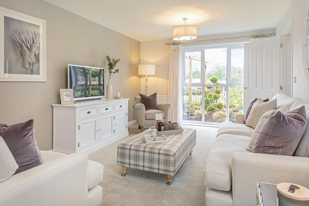 Spacious lounge in the Radleigh 4 bedroom home