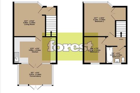 2 bedroom terraced house for sale, Granville Avenue, Feltham, Middlesex, TW13