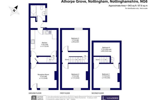 3 bedroom terraced house for sale, Athorpe Grove, Nottingham