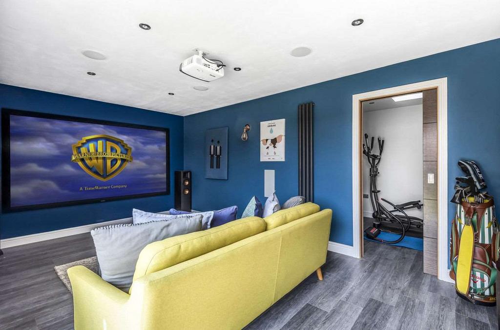 Cinema Room, Gym &amp; Store (Garage Conversion)