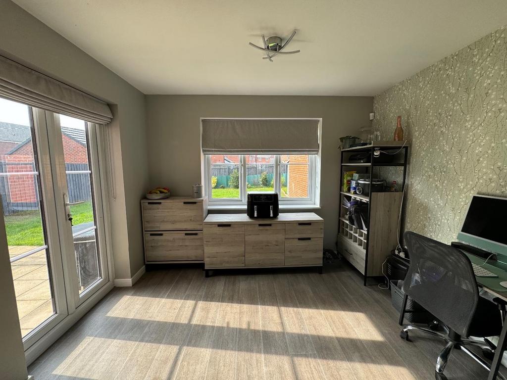 Dining kitchen family room