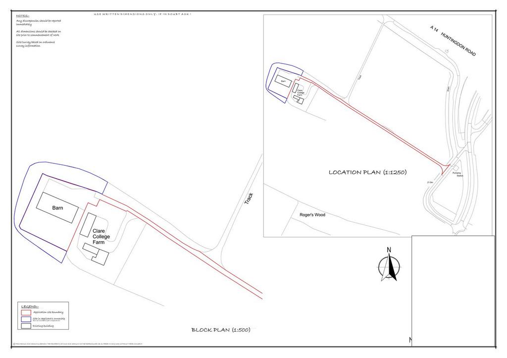 23 03571 ful existing block and location plans 628