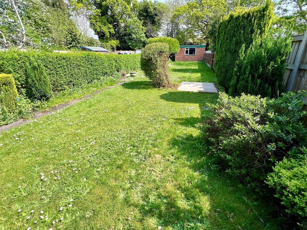 Rear garden