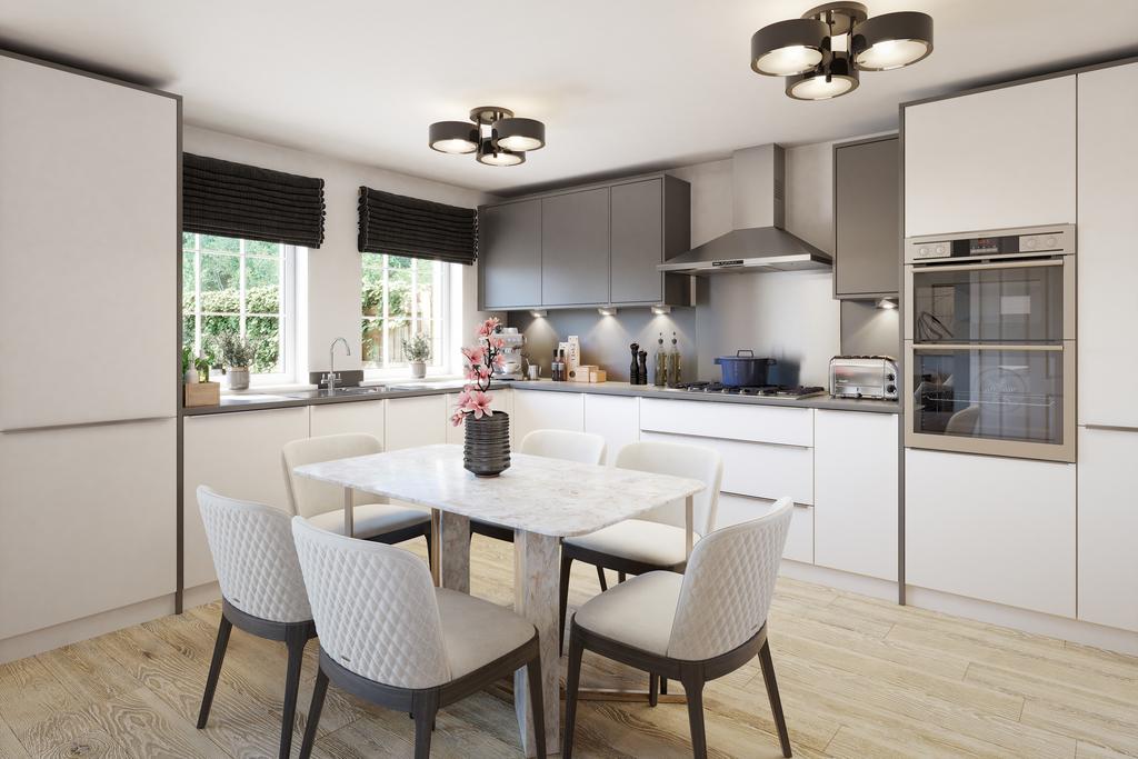 Kitchen and dining room