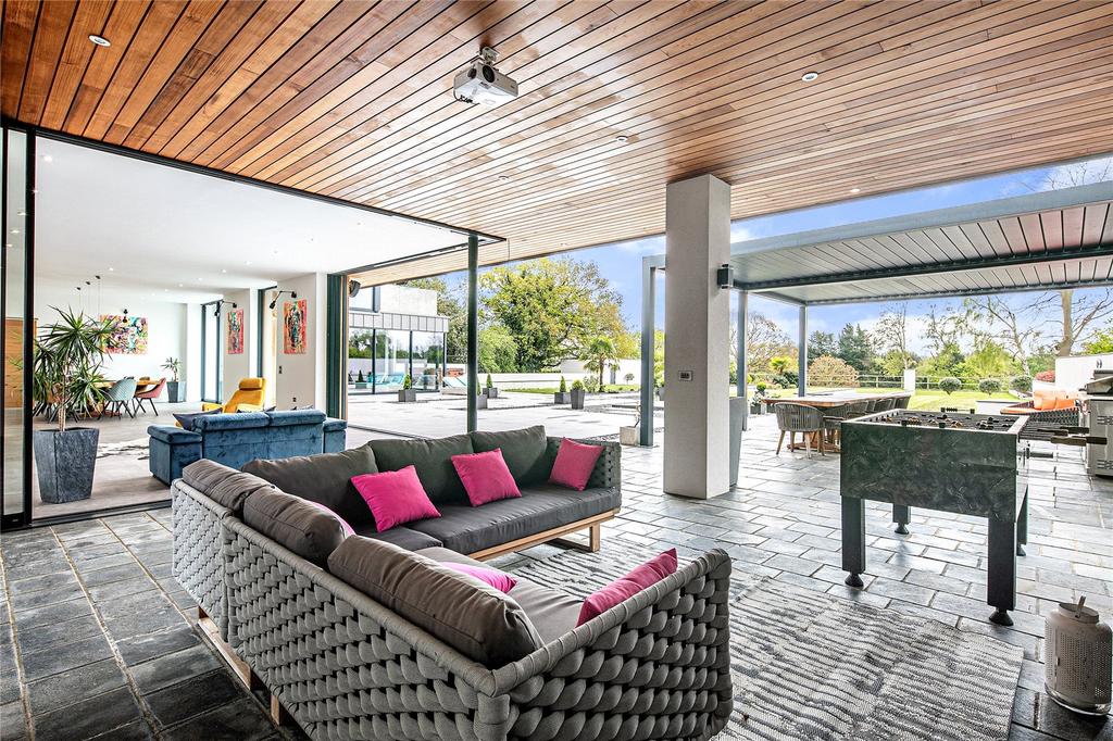 Covered Seating Area