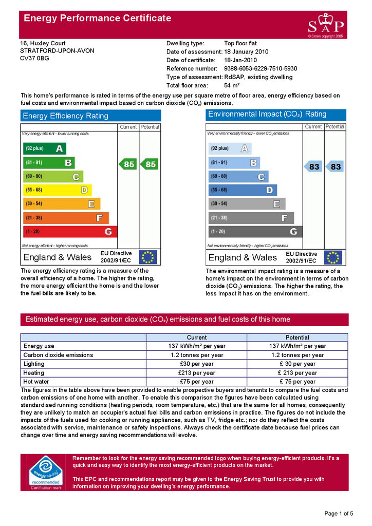 EPC Certificate