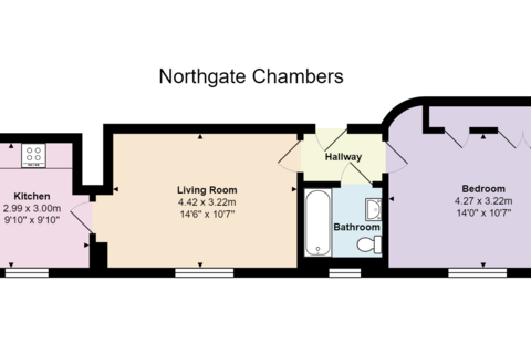 1 bedroom apartment to rent, Saint Peter Street, Winchester