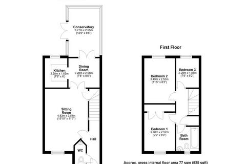3 bedroom house to rent, Huntsmill, Fulbourn, Cambridge