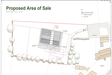 Plot for sale, Barn Site, Manor House Farm, Hunton, North Yorkshire