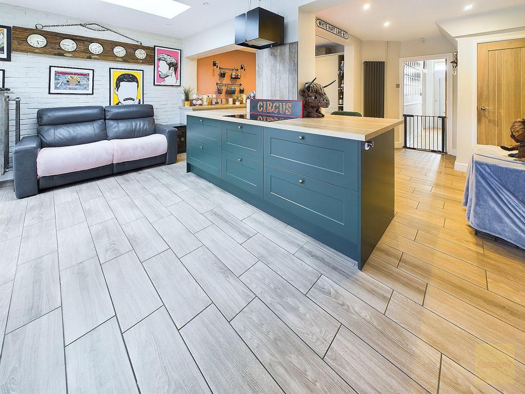 Seating area in the kitchen