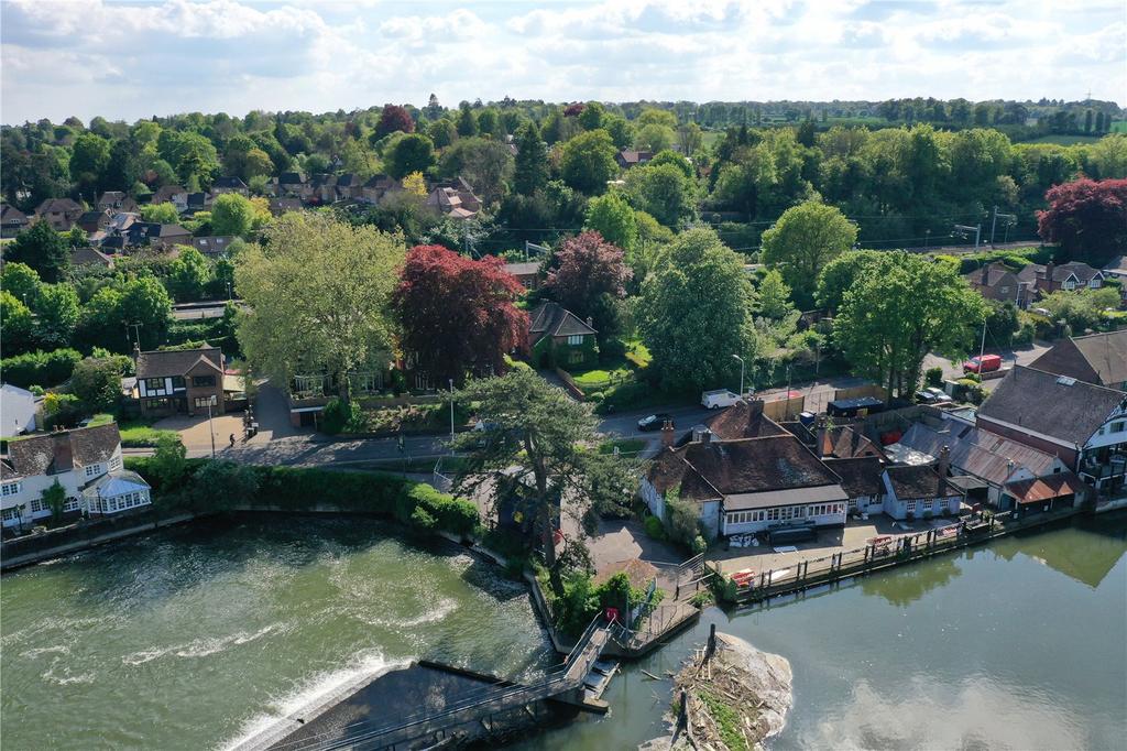 Aerial Of River