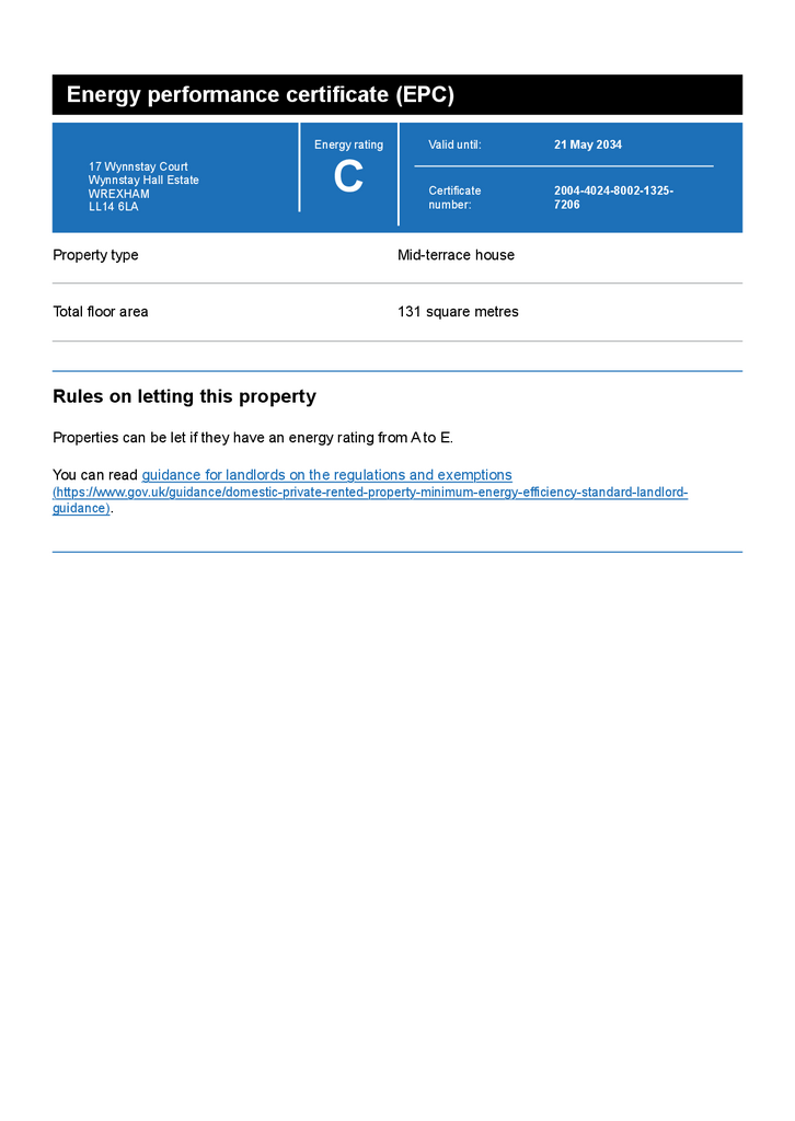 EPC Certificate