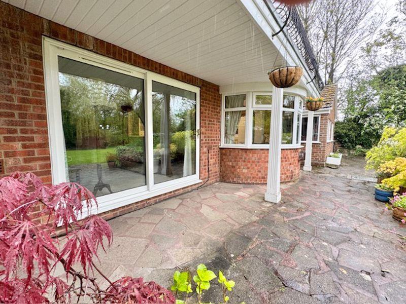 Patio and house