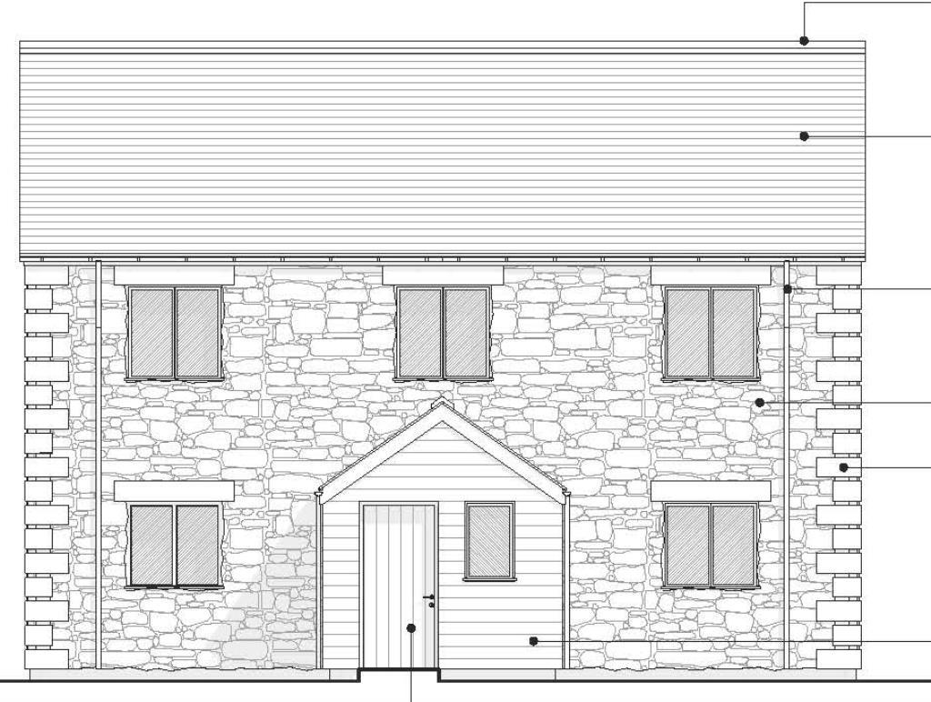 Proposed Front Elevation   Units 1 4