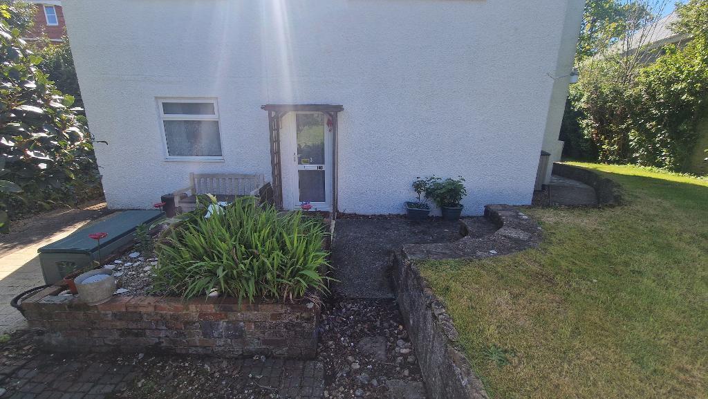 Front door and patio