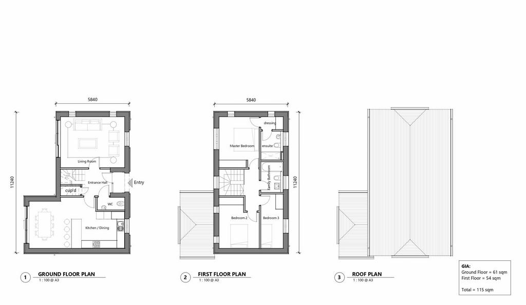 A2114 008p1   Unit 1 &amp; 2 Proposed Floor Plans page