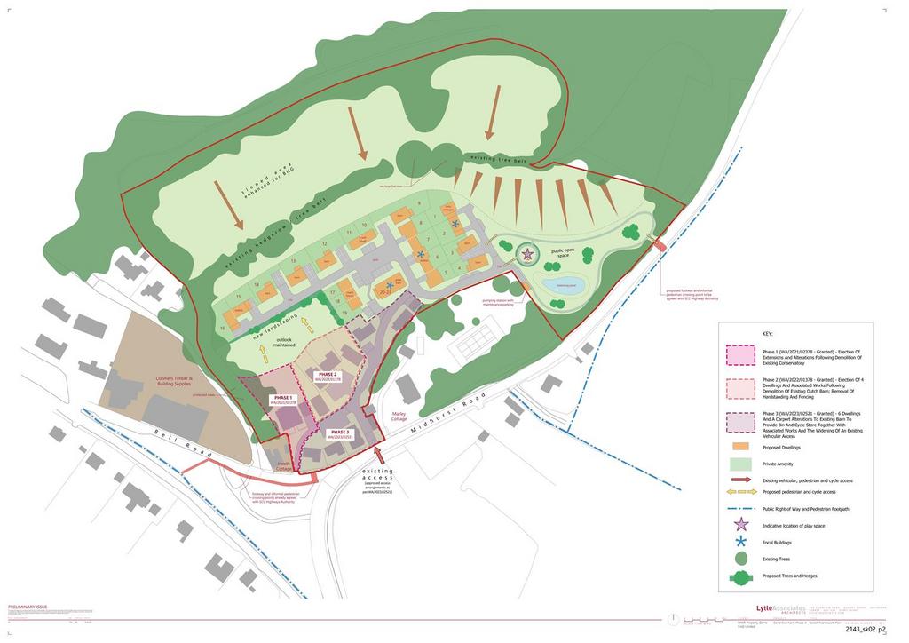 Land at Dene End Farm   Site Plan Showing Indicati