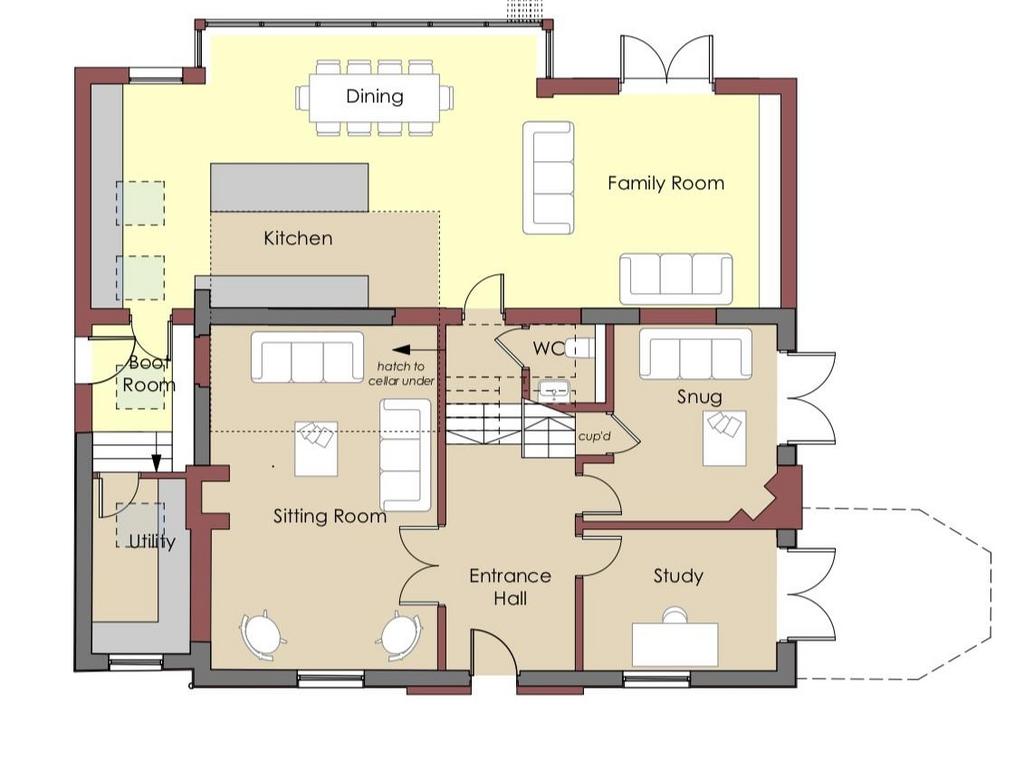 P103 Farm House   Proposed Ground Floor Plan page