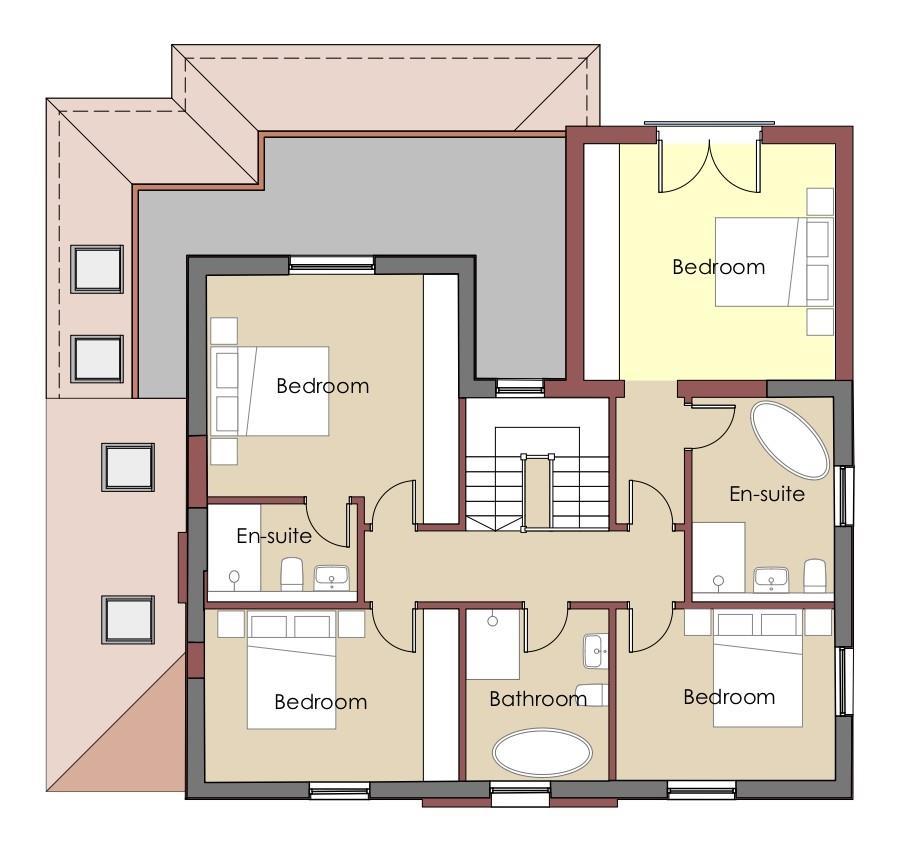 P104 Farm House   Proposed First Floor Plan page 0