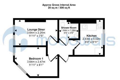 1 bedroom flat to rent, Roman Road, Bethnal Green