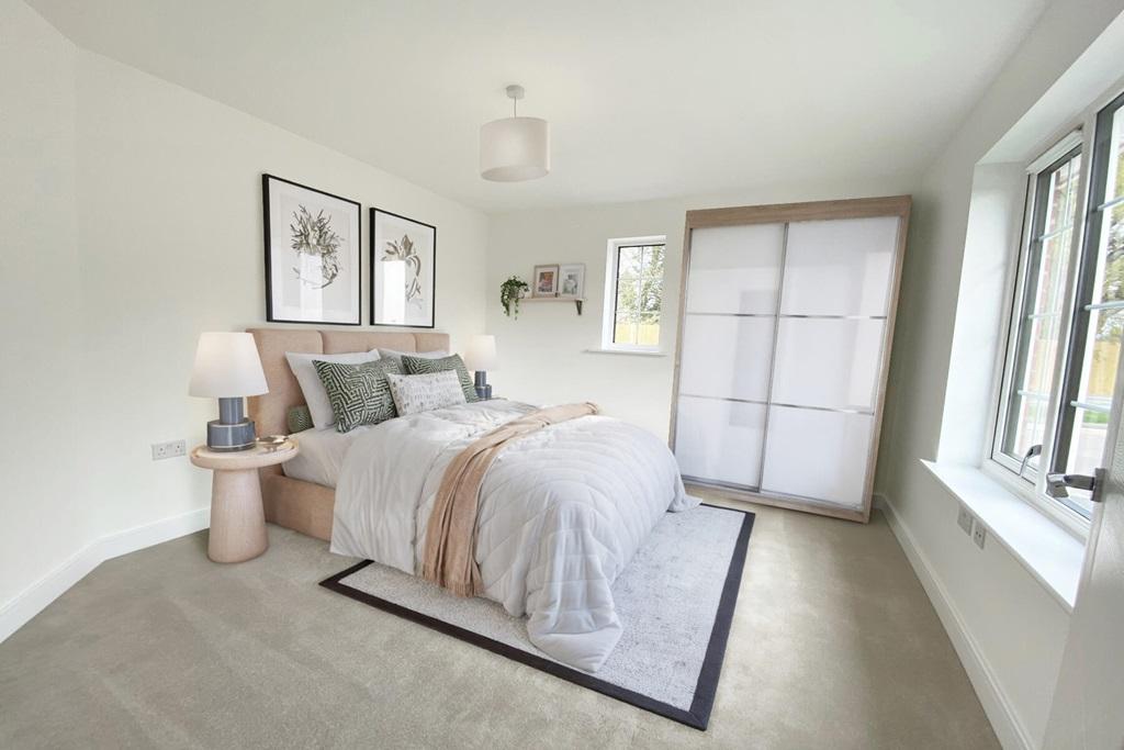 Light-filled main bedroom with plenty of space...