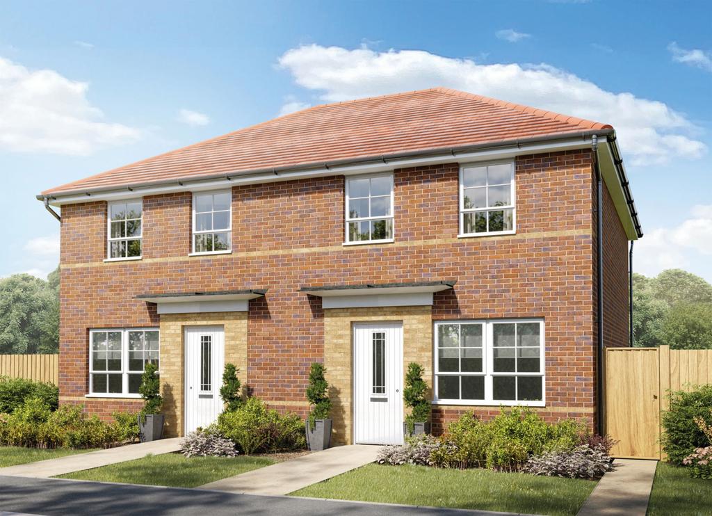 Exterior CGI view of our 3 bed Maidstone home