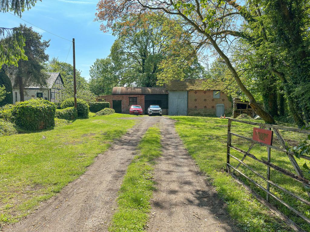 Parking and barn