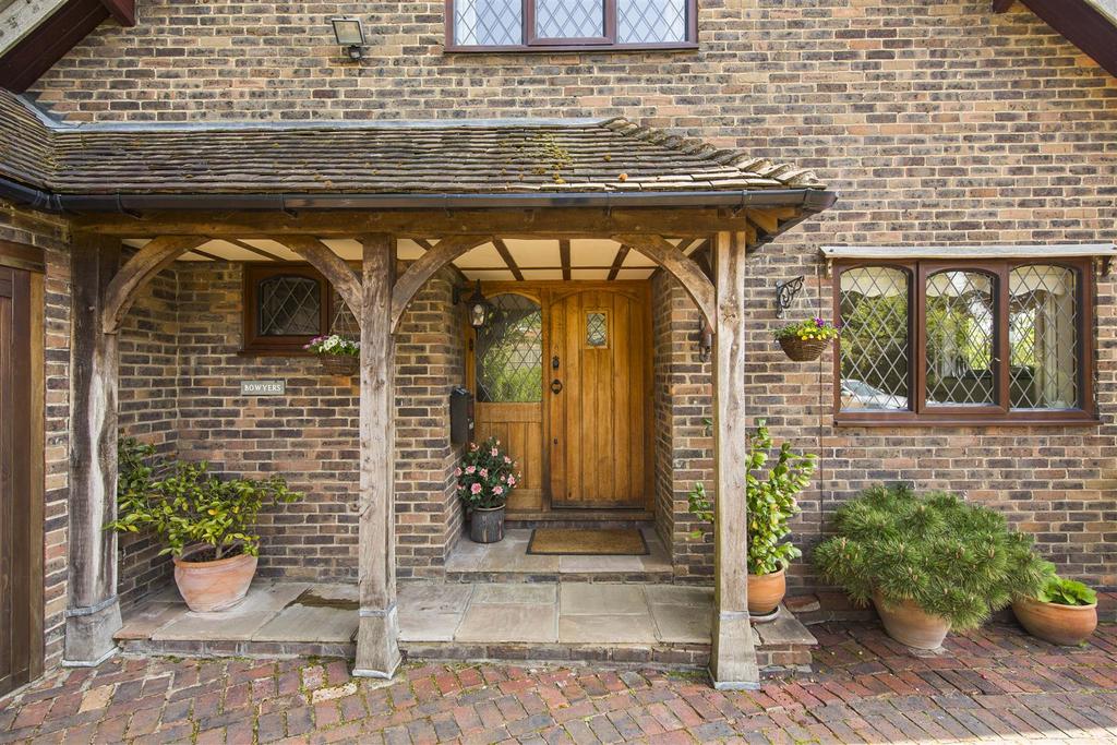 Oak Covered Entrance