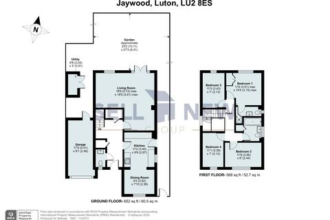 4 bedroom detached house for sale, Jaywood, Luton LU2