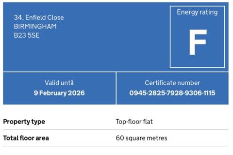 2 bedroom maisonette for sale, 34 Enfield Close, Birmingham, West Midlands